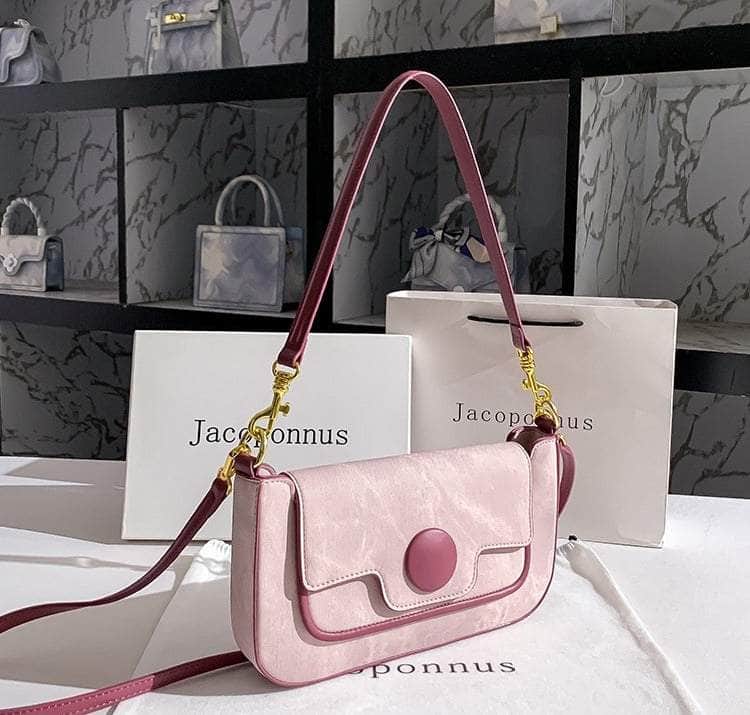 Chic Cute Leather Top handle Crossbody Bag