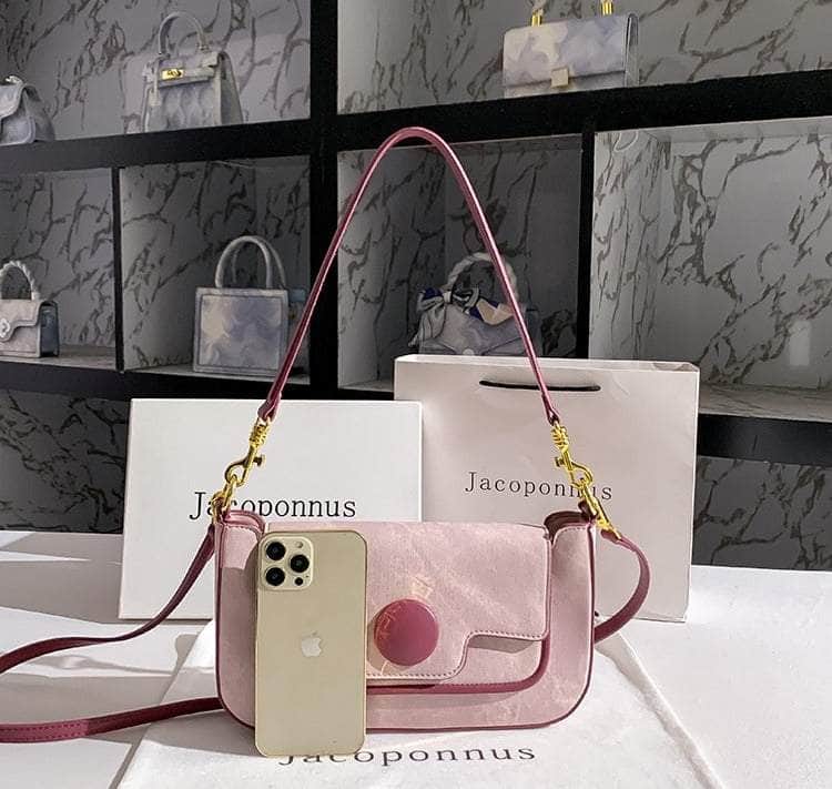 Chic Cute Leather Top handle Crossbody Bag