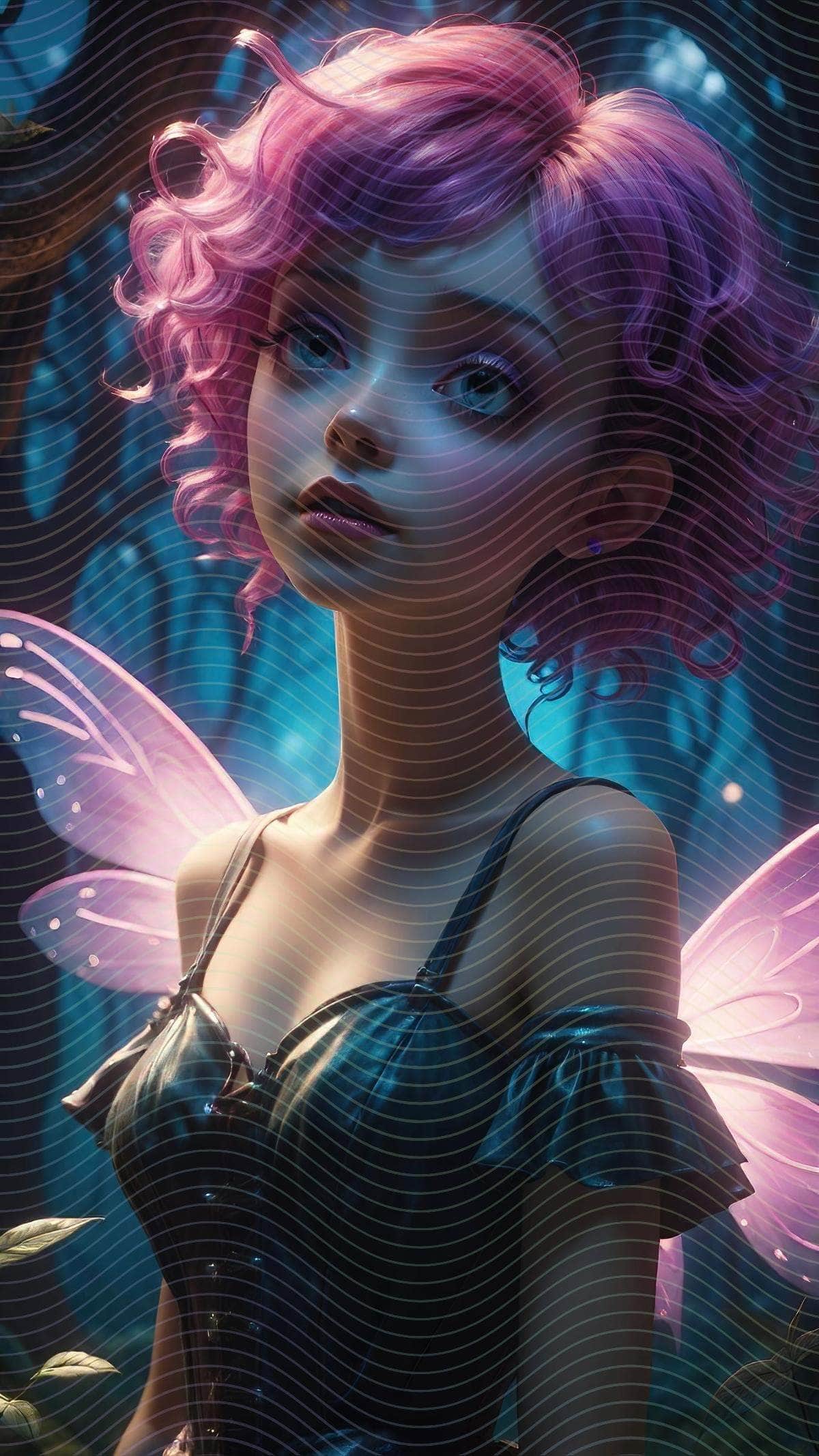 Cinematic Beautiful Fairy Portrait