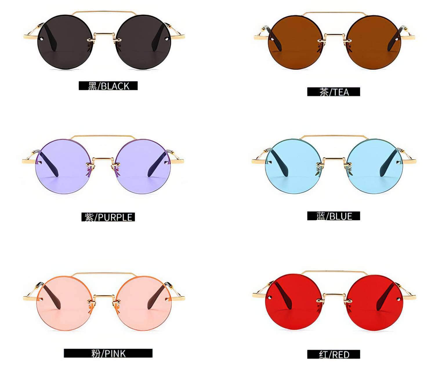 Circular Color Sunglasses