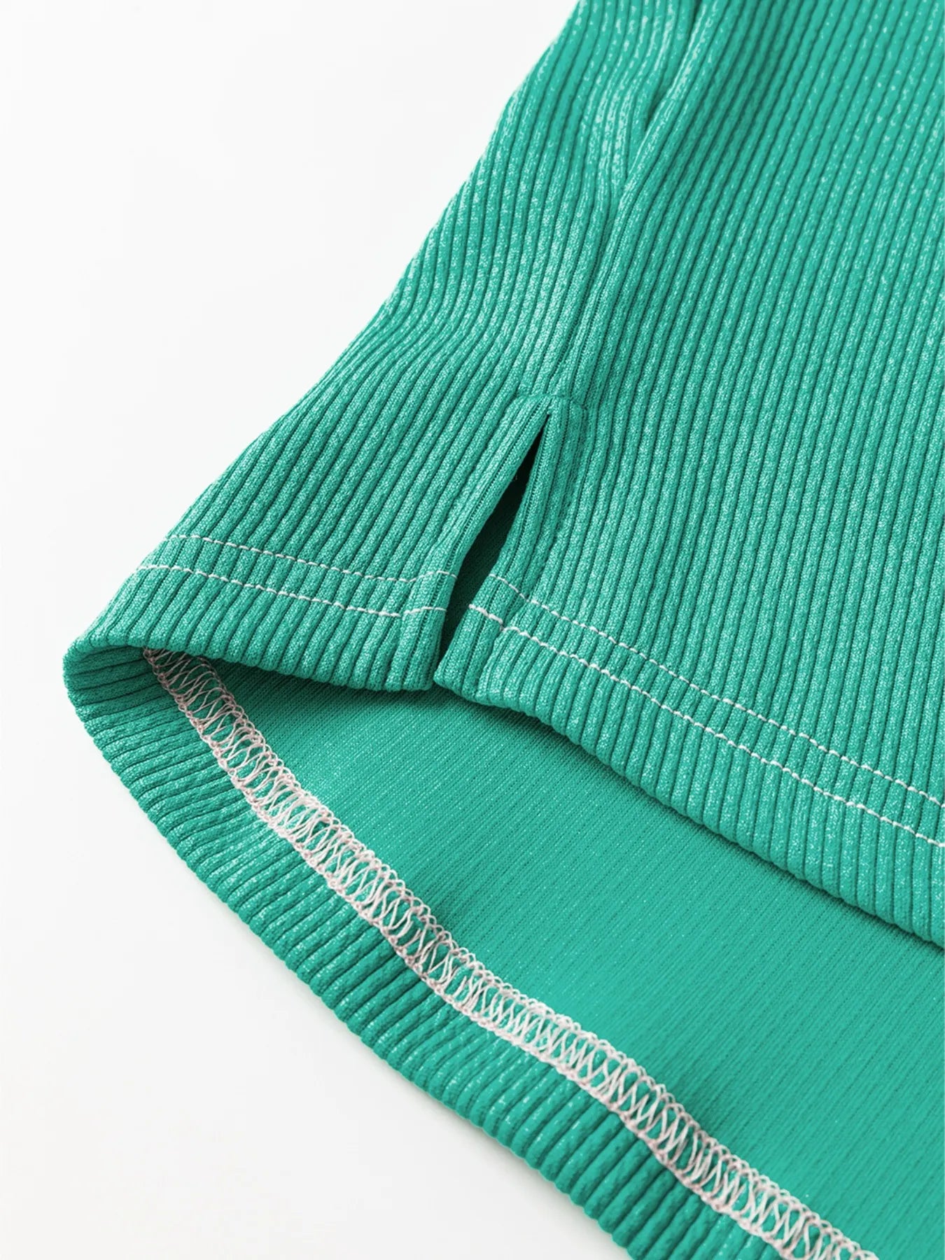 Color Block Button Front Collared Neck Sweatshirt