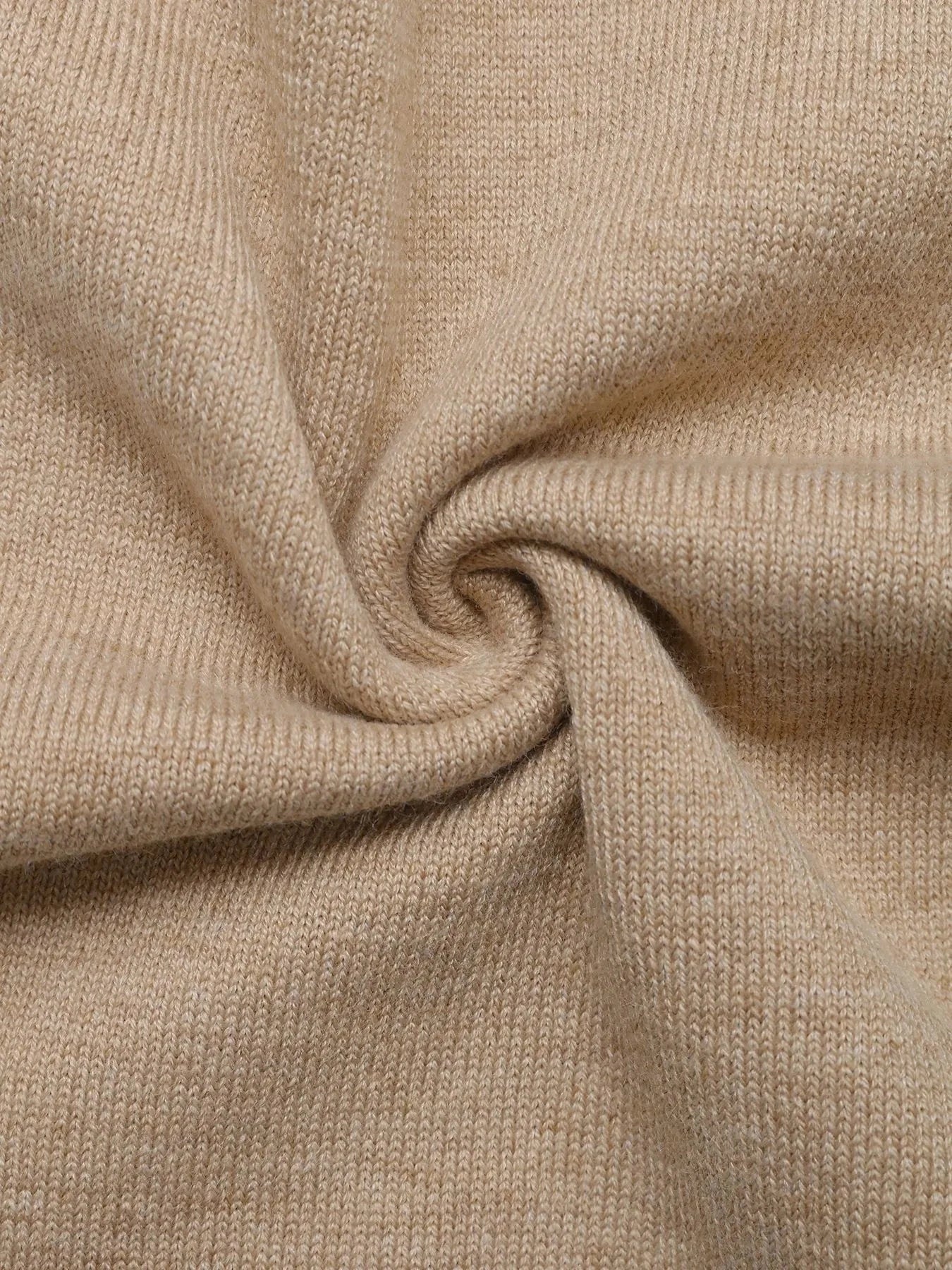 Color Block Round Neck Sweater with Ribbed Trim