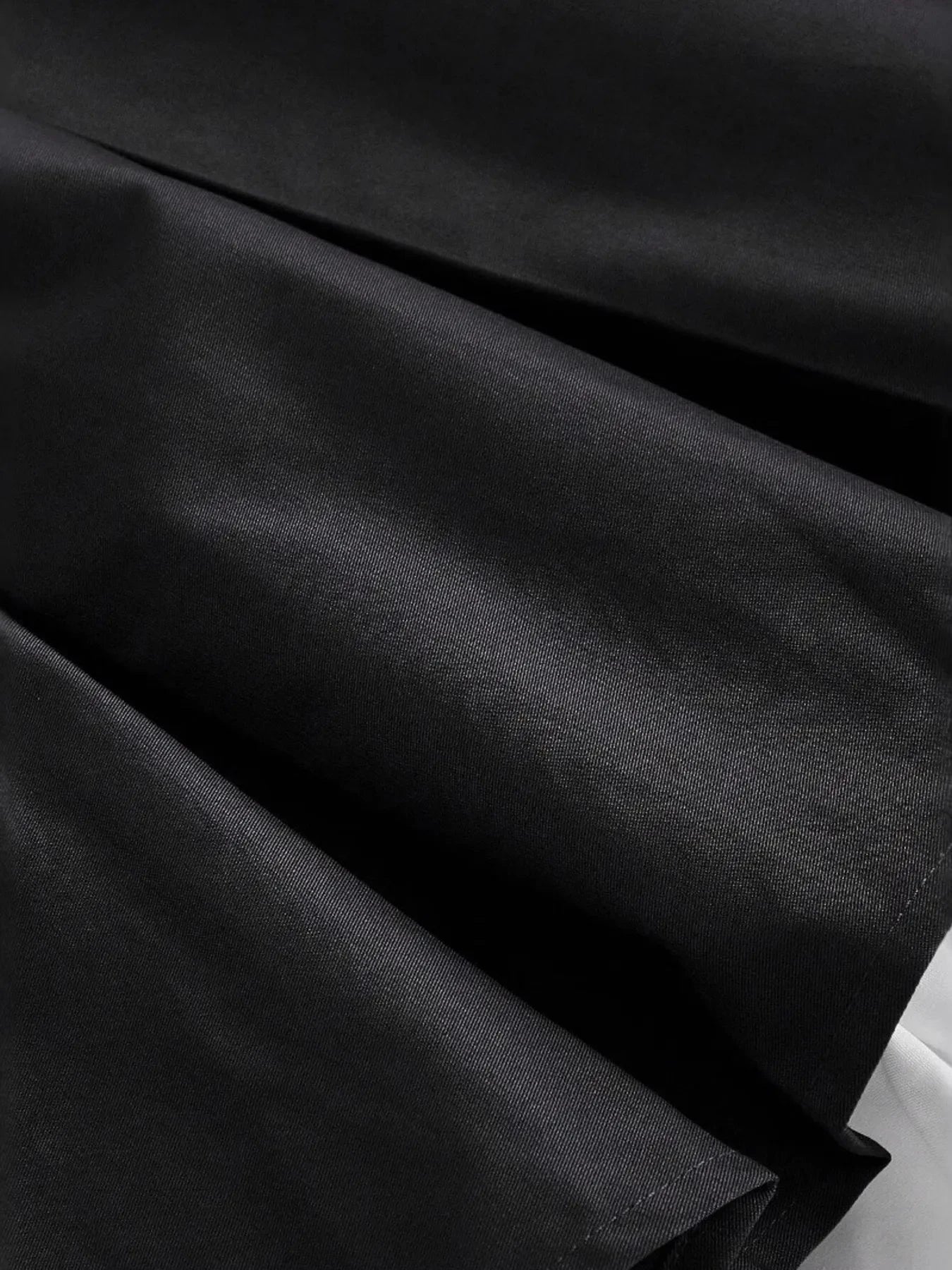 Contrast Pleated Mini Skirt