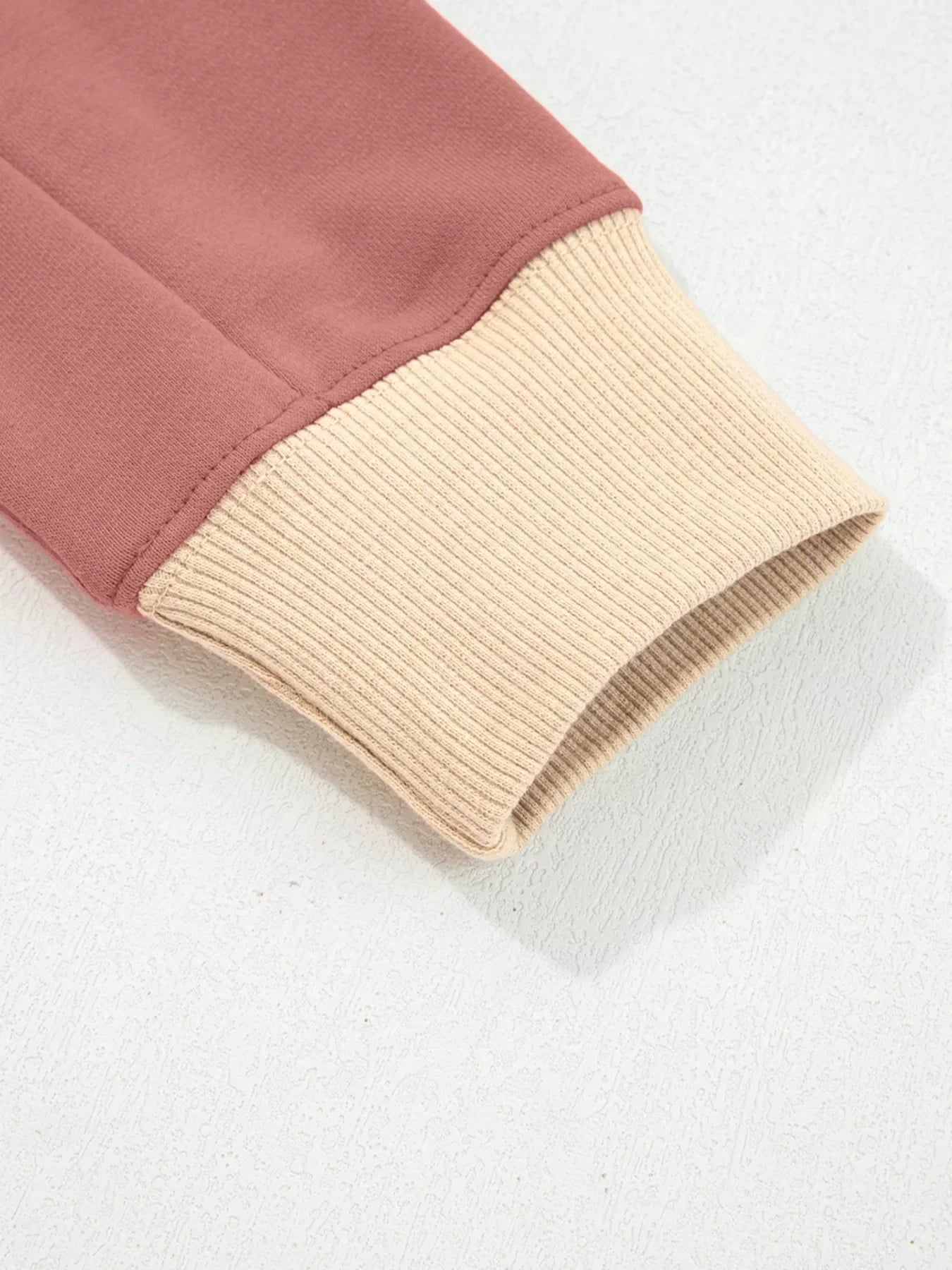 Contrast Star Patchwork Exposed Seam Uneven Hem Drop Shoulder Sweatshirt