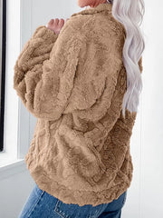 Cozy Fleece Quarter Zip Sweatshirt