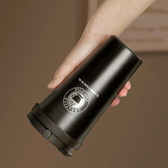 Creative 500ml stainless steel travel tumbler: vacuum insulated coffee mug