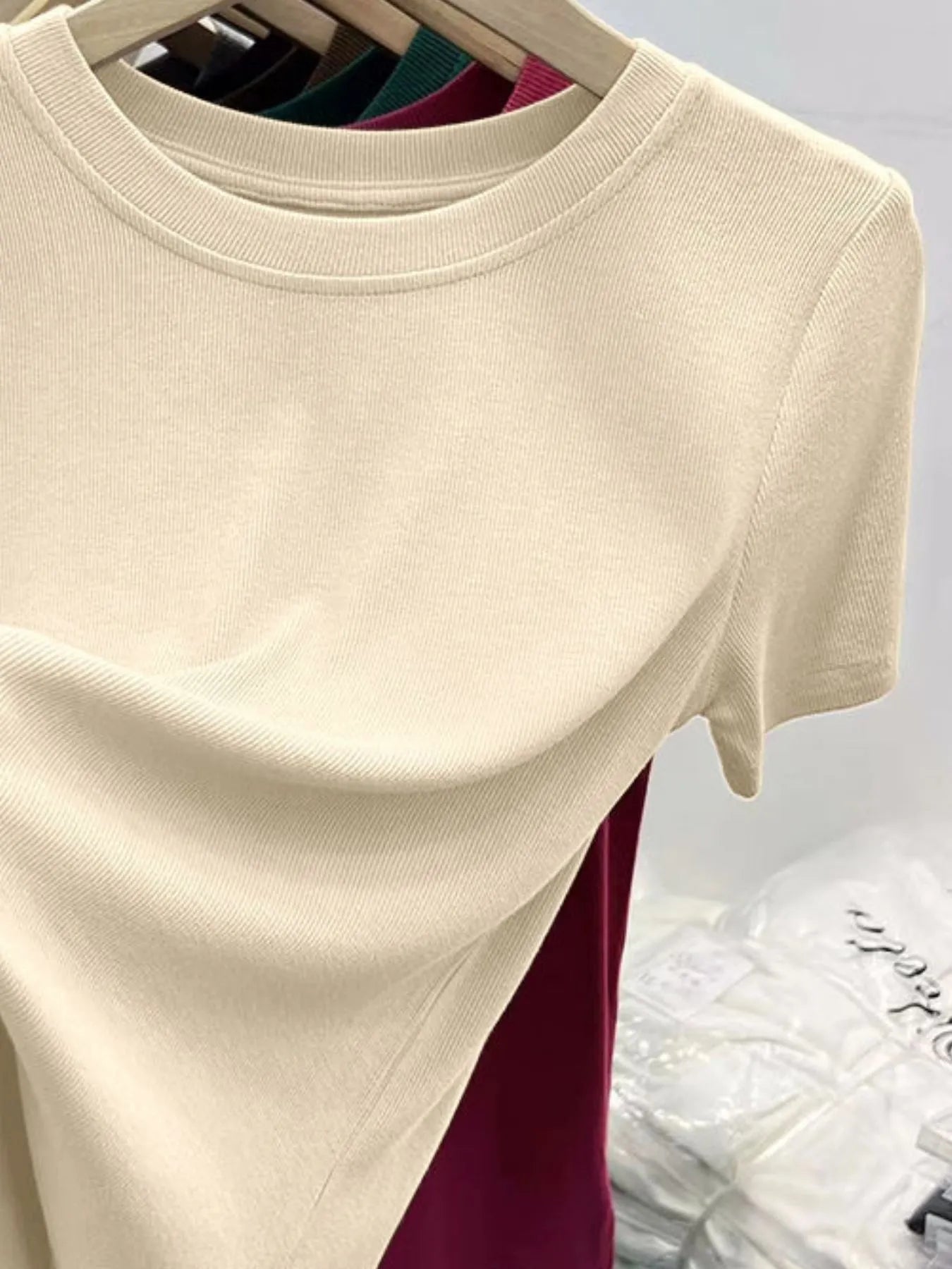 Crew Neck Short Sleeve T-Shirt