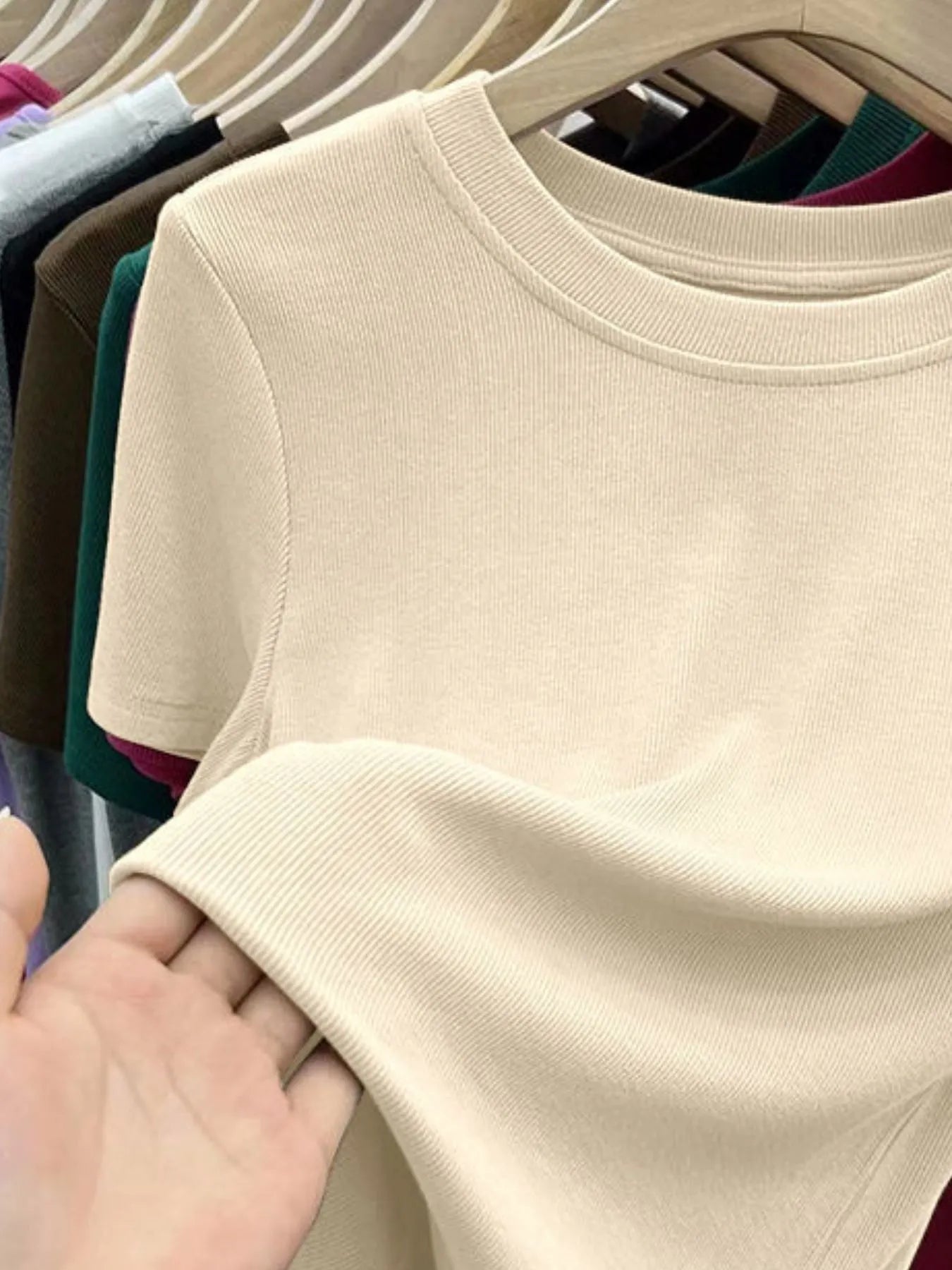 Crew Neck Short Sleeve T-Shirt