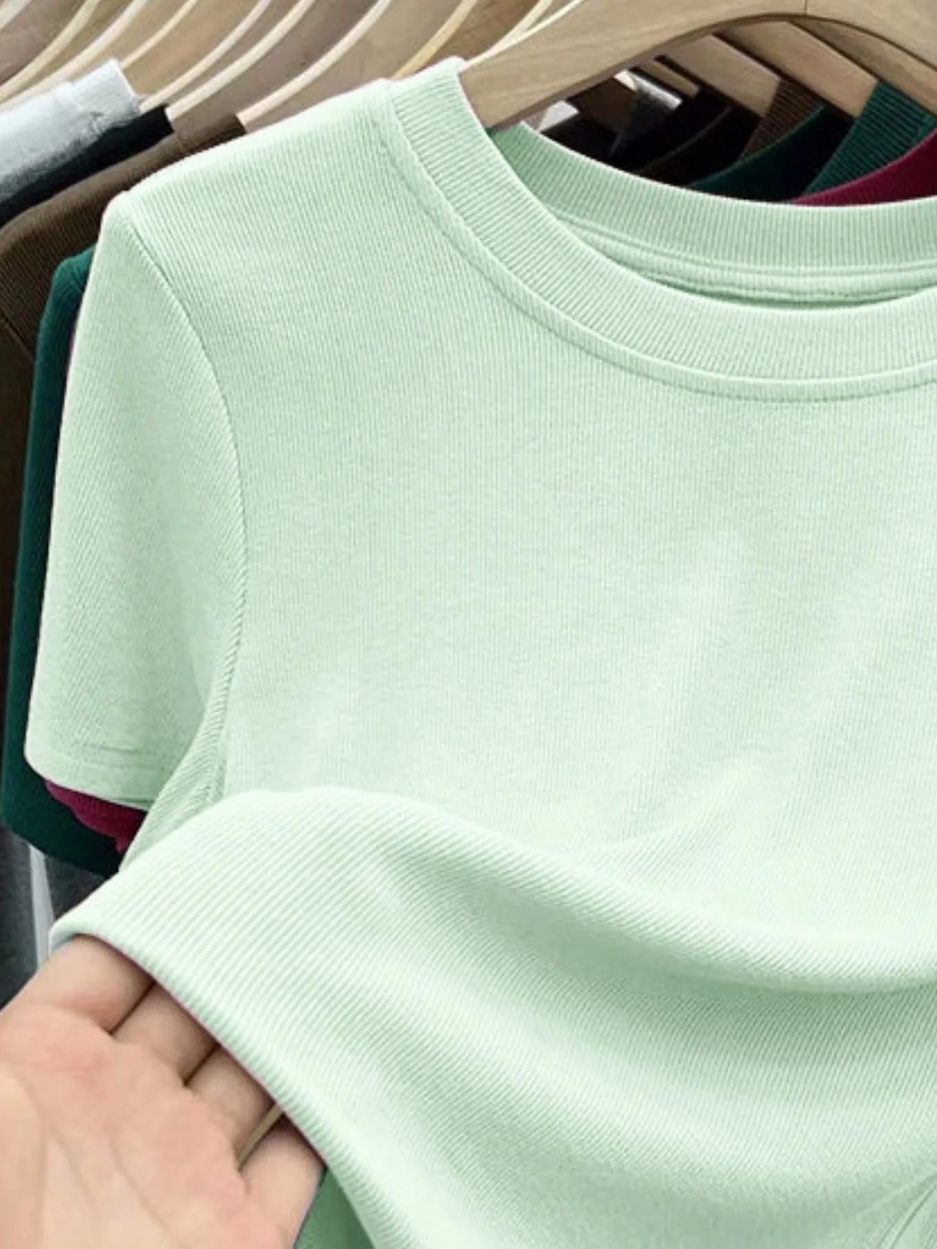 Crew Neck Short Sleeve T-Shirt