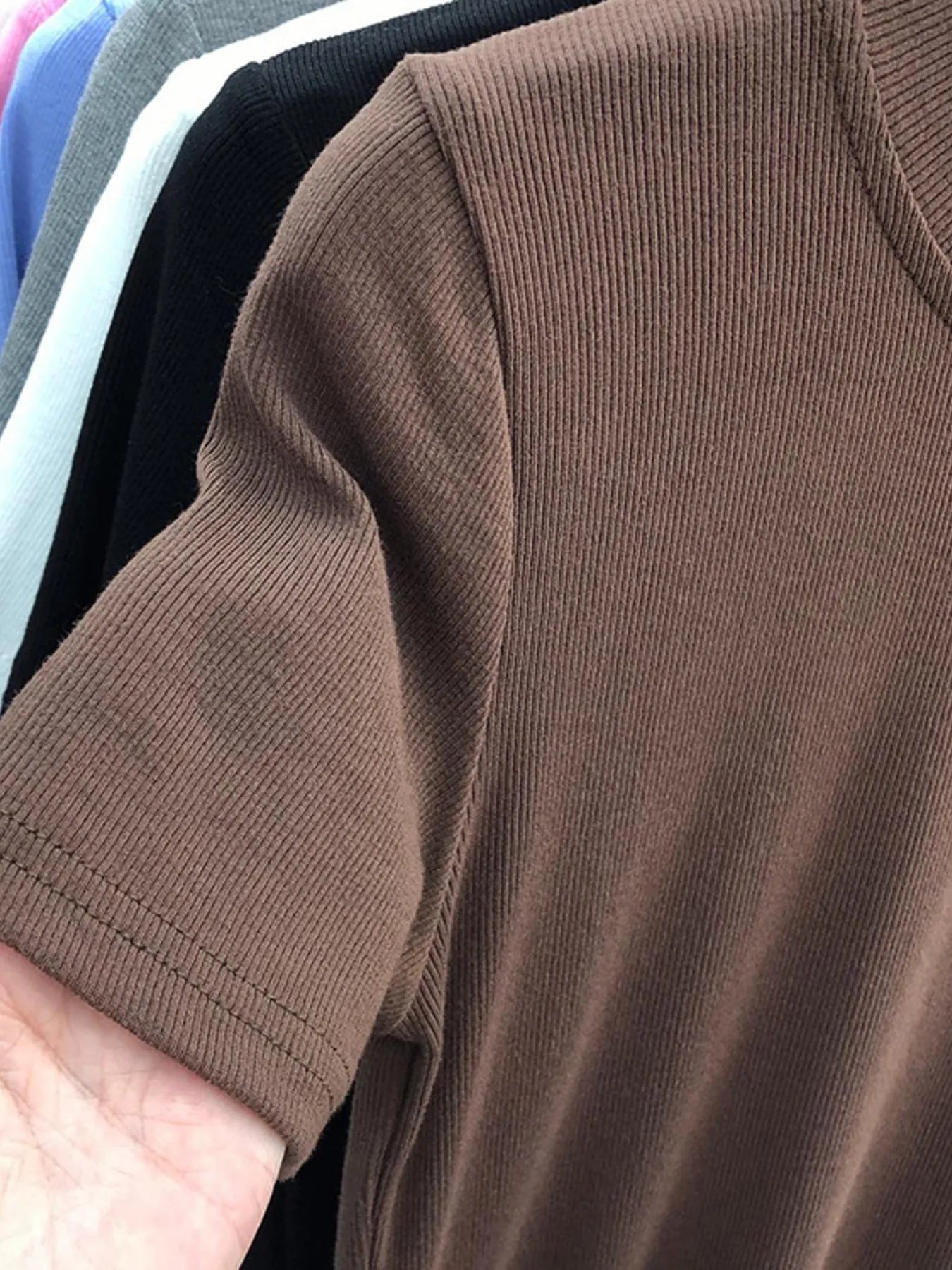 Crew Neck Short Sleeve T-Shirt