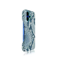 Croc Textured Deluxe ShockProof iPhone Case iPhone 11 / Blue