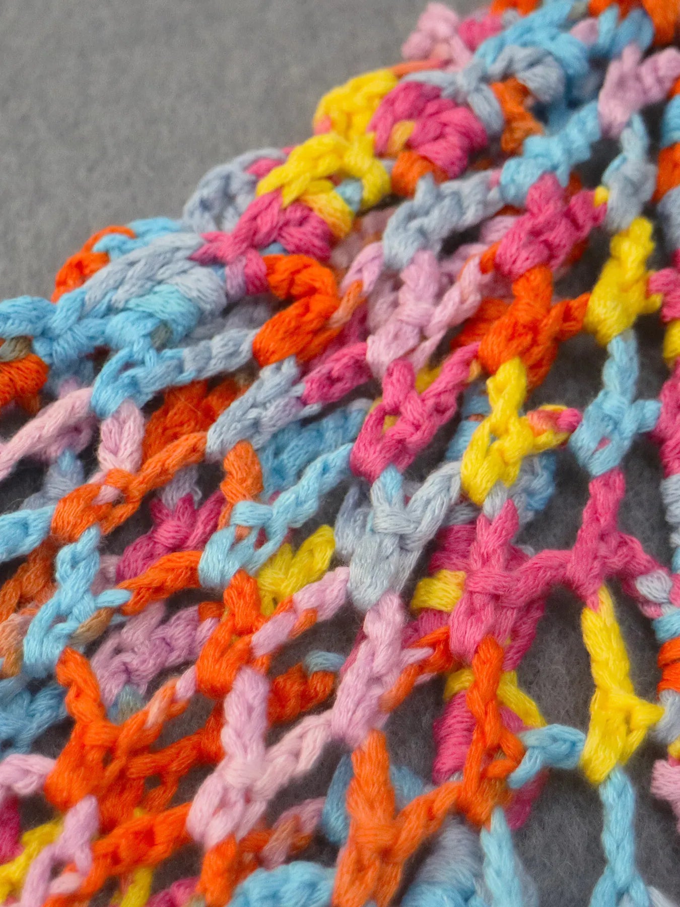 Crochet Fringe Beach Cover Up