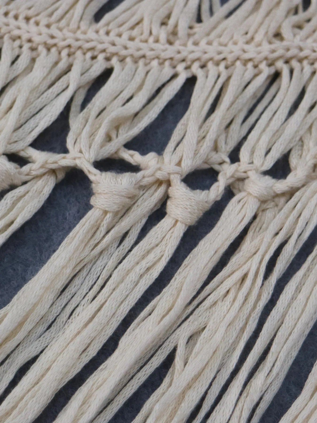 Crochet Fringe Beach Cover Up