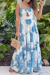Cut-Out Sweetheart Neck Maxi Dress