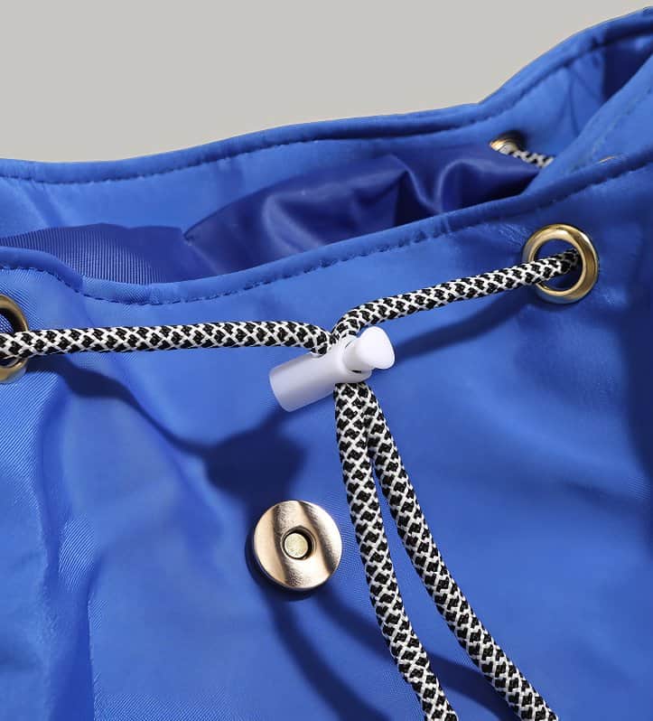 Cute Blue and Orange Judy Hopps Plush Face Pocket Schoolbag Blue