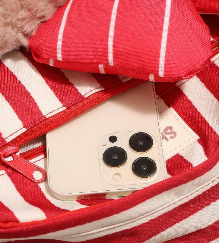 Cute Light Purple StellaLou Plush Face Pocket Schoolbag