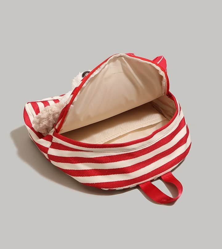 Cute Light Purple StellaLou Plush Face Pocket Schoolbag