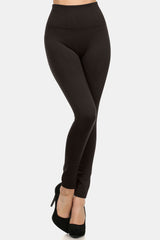 Leggings de polar de cintura alta sin costuras Yelete 