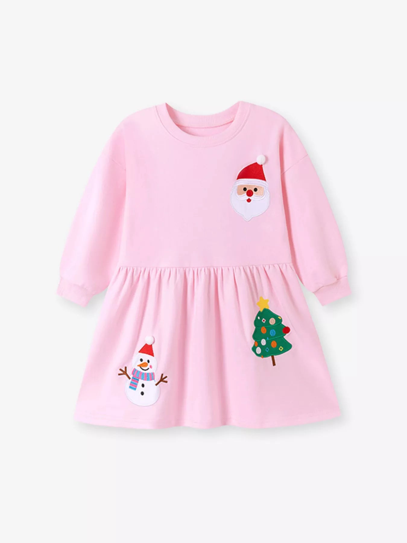 childrens-christmas-embroidered-sweatshirt-dress-02