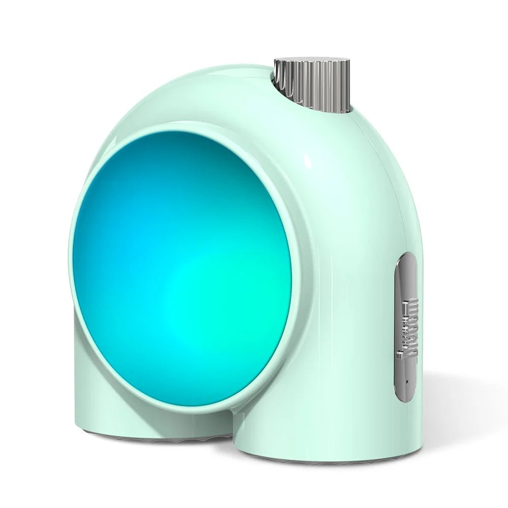 Divoom Planet-9 Decorative Mood Lamp - Programmable RGB LED Light Effects, Neon Atmosphere Bedside Lamp with Music Control green