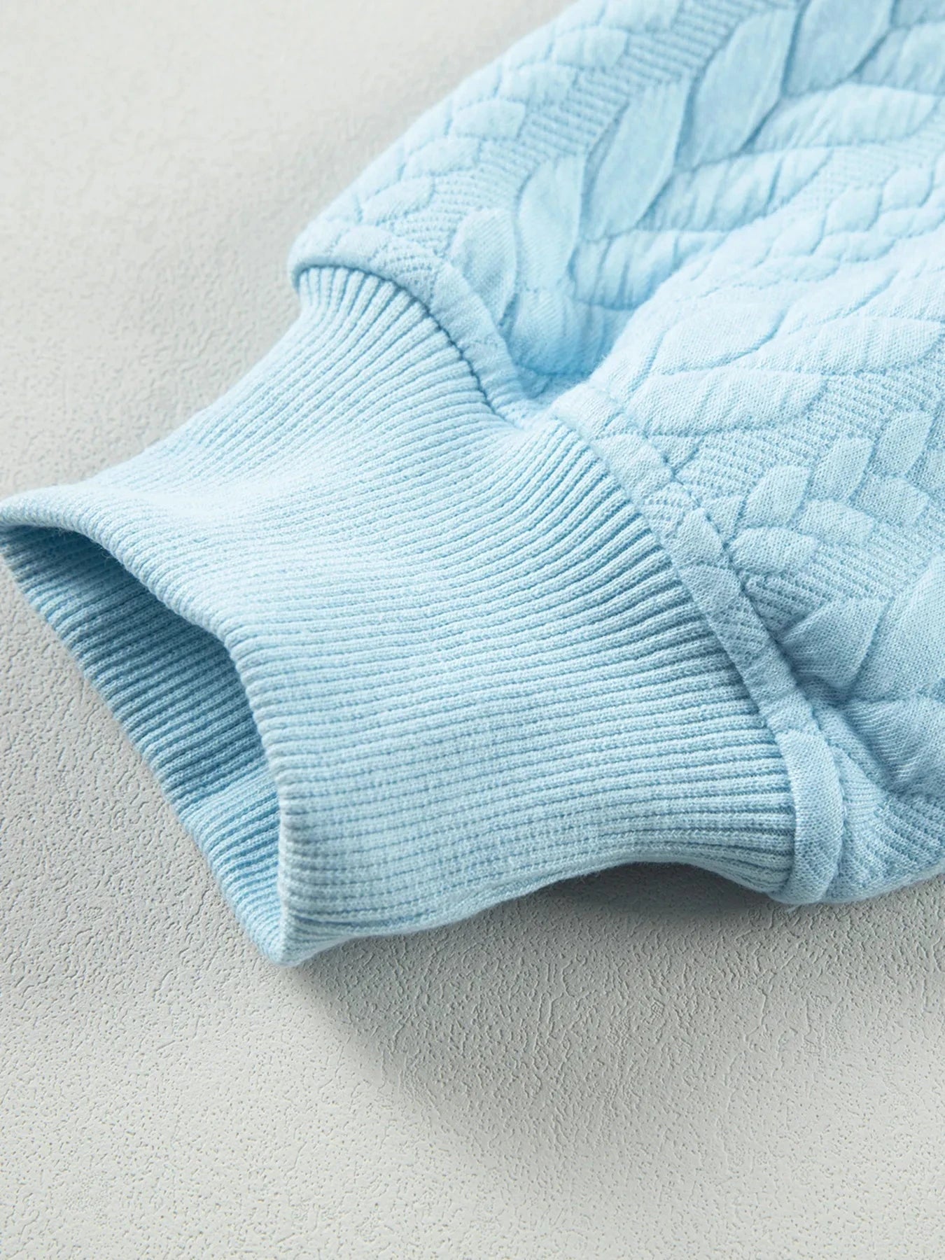 Drawstring Textured Baggy Solid Hoodie