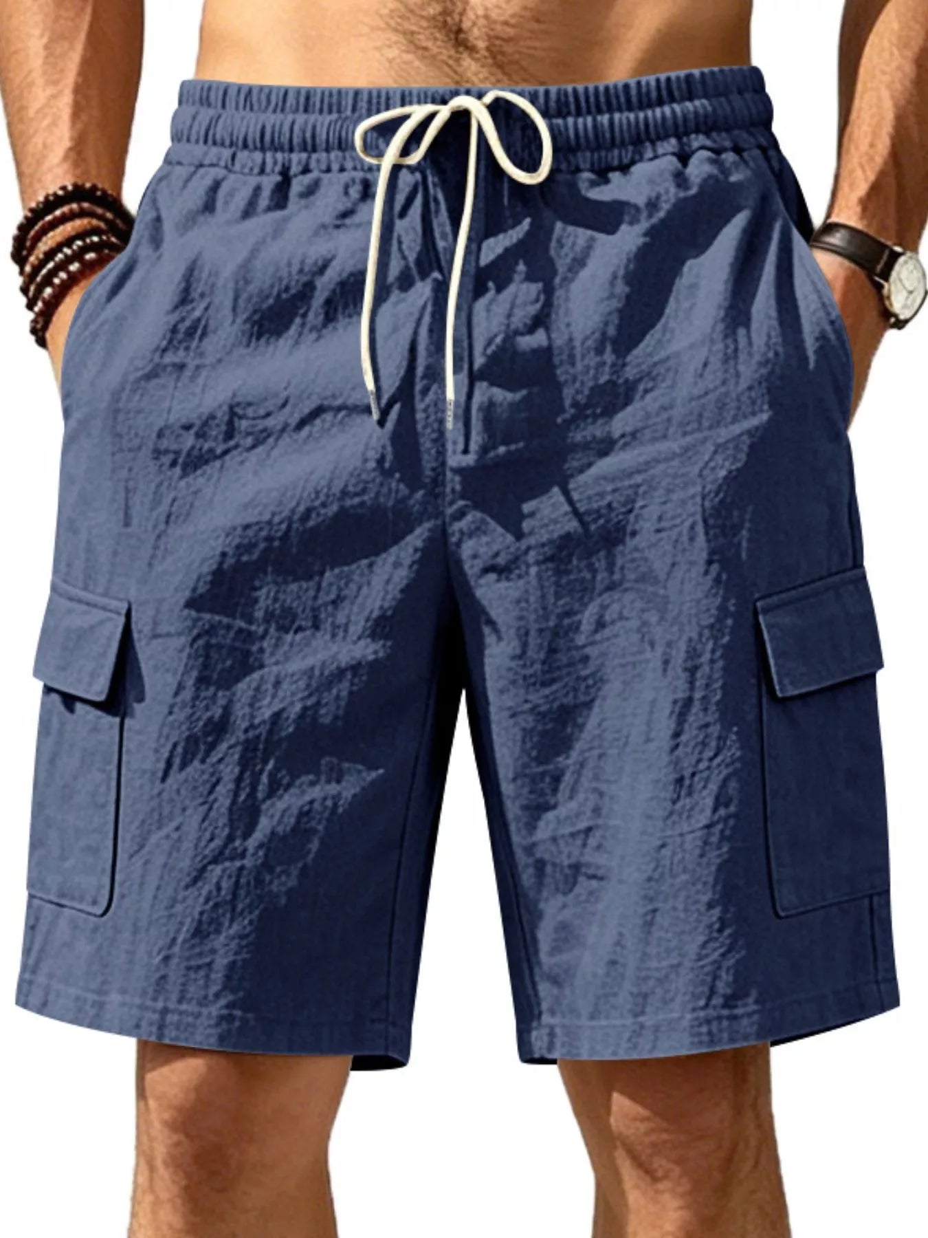 mens-plus-size-casual-cargo-shorts-with-drawstring-waist-16