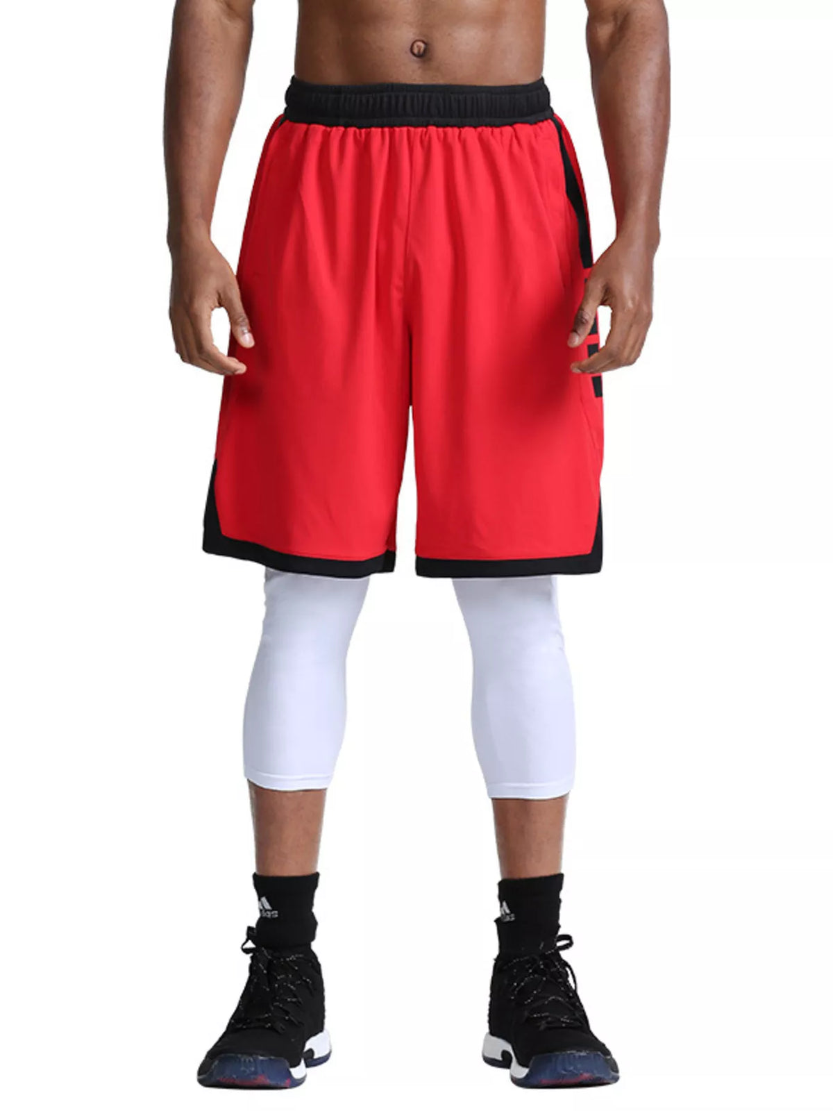 Men's quick-dry active shorts with pockets.