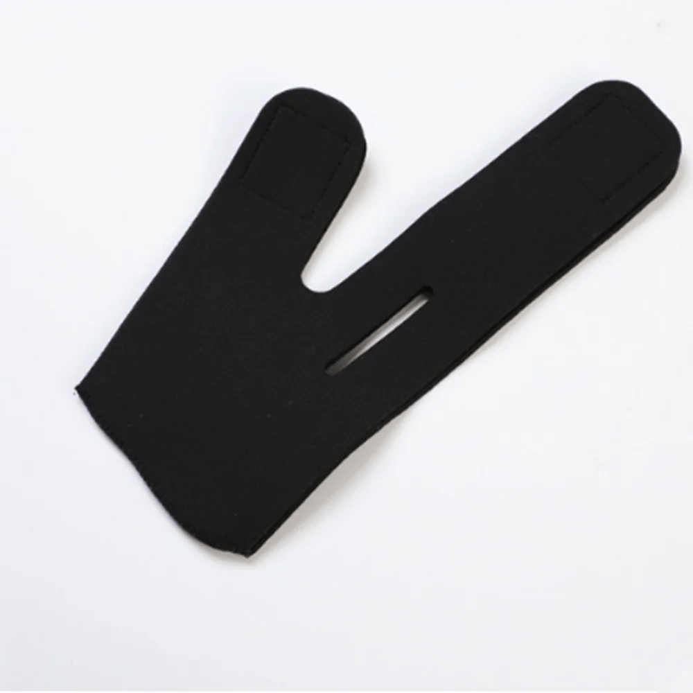 Elastic Face Slimming Bandage: Chin Lift and V Line Shaper black