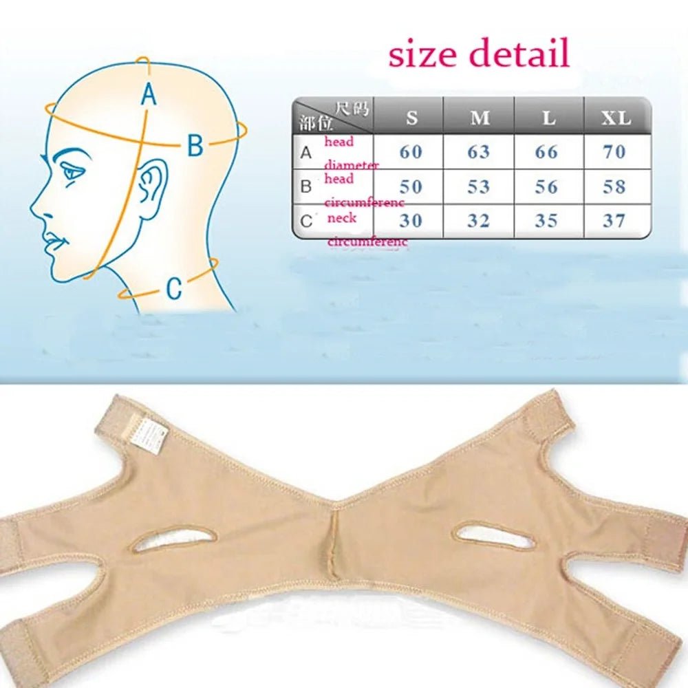 Elastic Face Slimming Bandage: V Line Shaper and Cheek Lift Belt