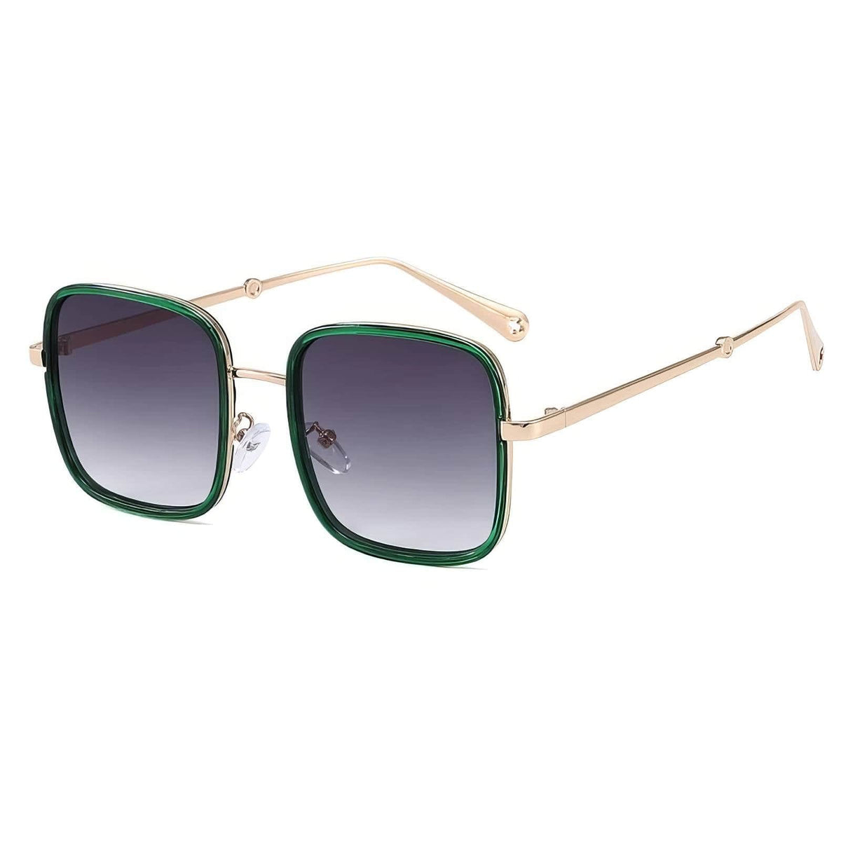 Emerald Square Polarised Sunglasses green/gray / Resin