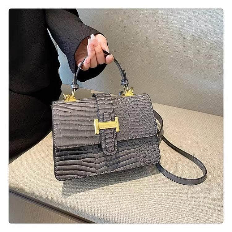 Exquisite Ladies' Crossbody Handbag Gray