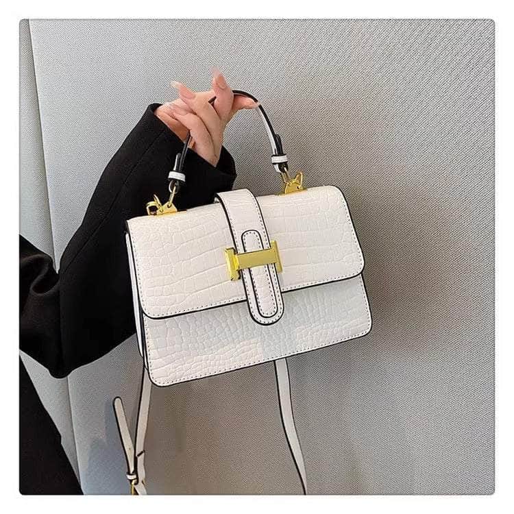 Exquisite Ladies' Crossbody Handbag White