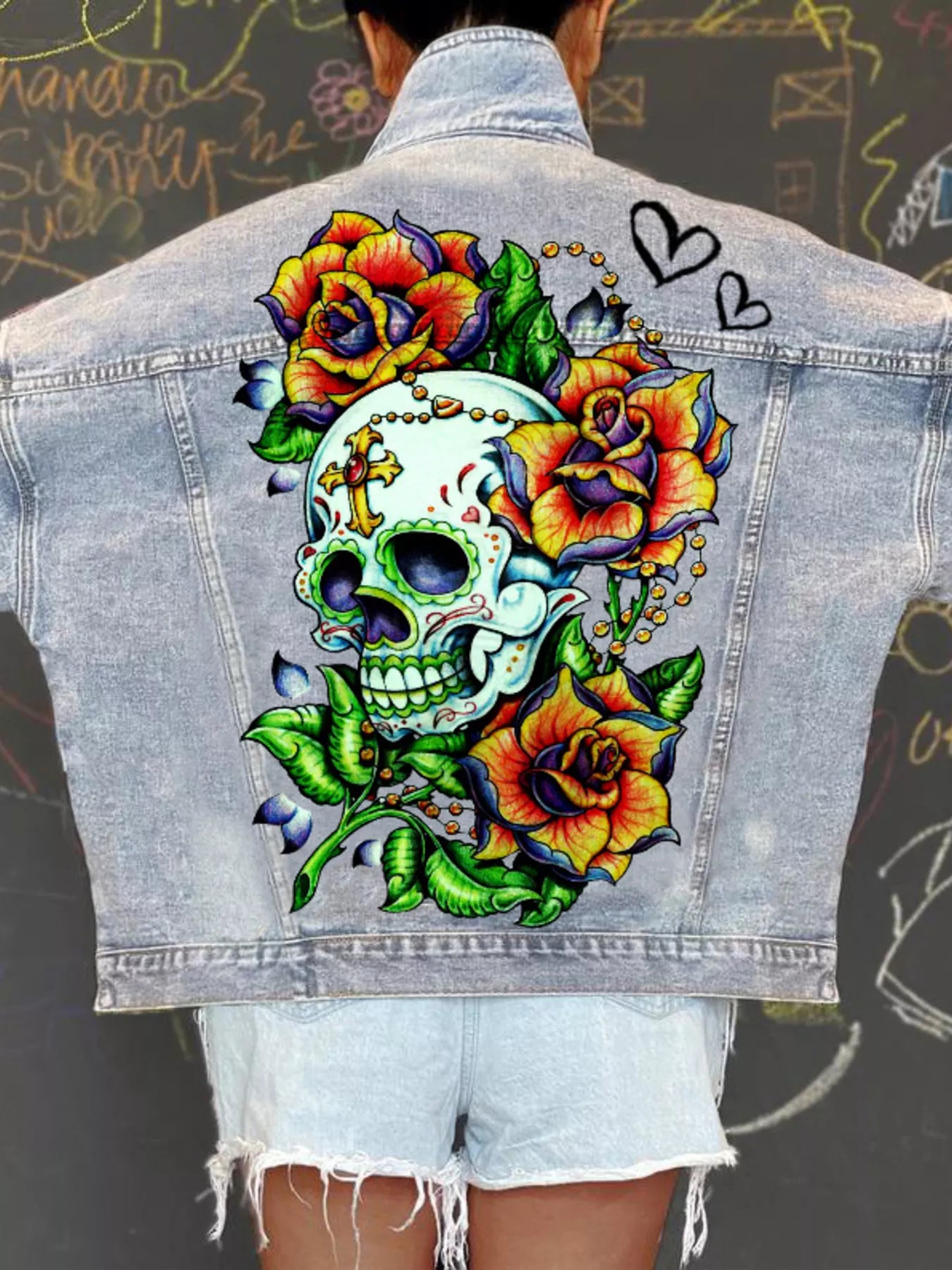 full-size-skull-graphic-button-up-denim-jacket-plus-size-03