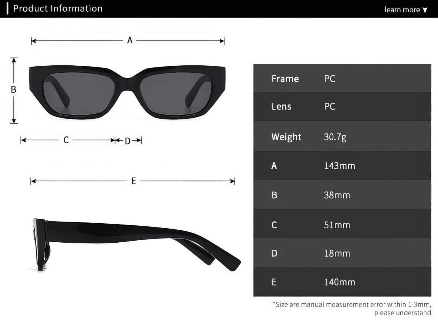 Fashion Small Mod Sunglasses