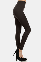 Leggings de polar de cintura alta sin costuras Yelete 