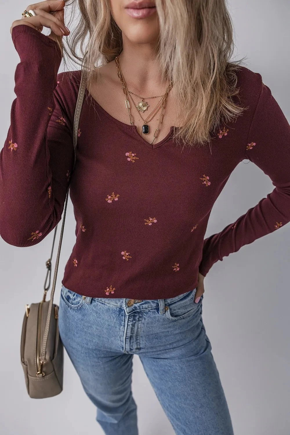 Floral Long Sleeve T-Shirt