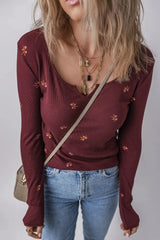 Floral Long Sleeve T-Shirt