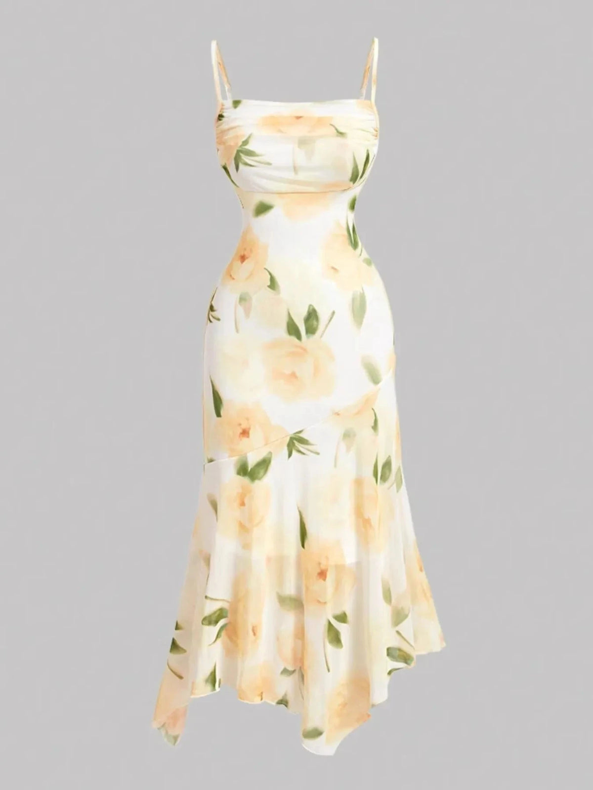 Floral Print Cami Dress Color / M