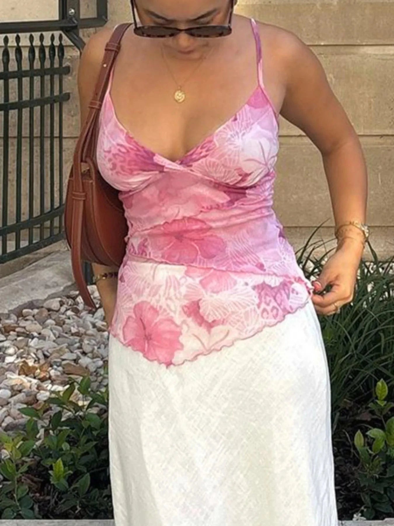 Floral Print Cami Top