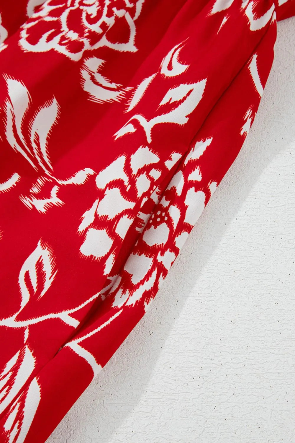 Floral Printed Spaghetti Strap Empire Waist Maxi Dress