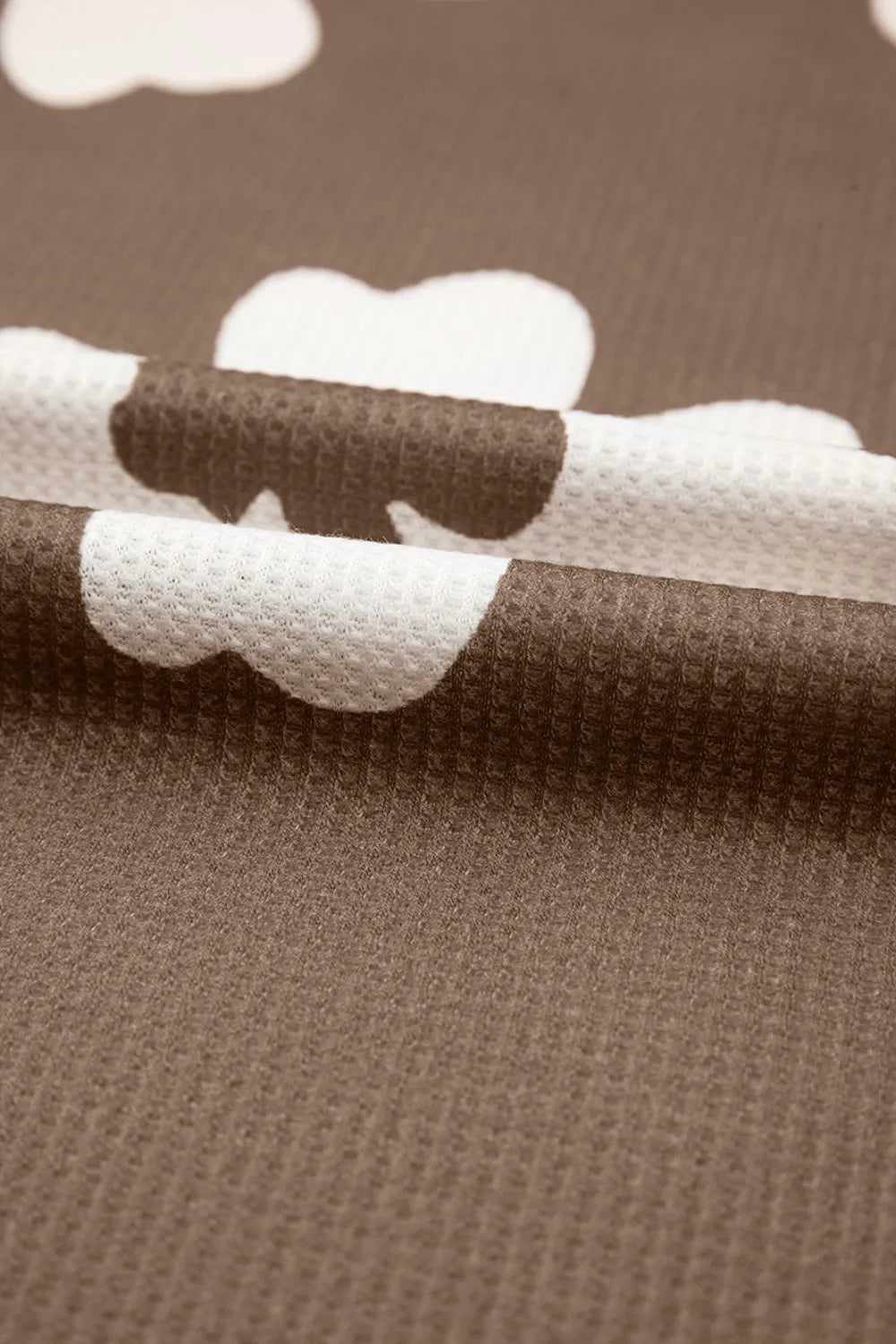 Floral Textured Ruffled Cap Sleeve Blouse