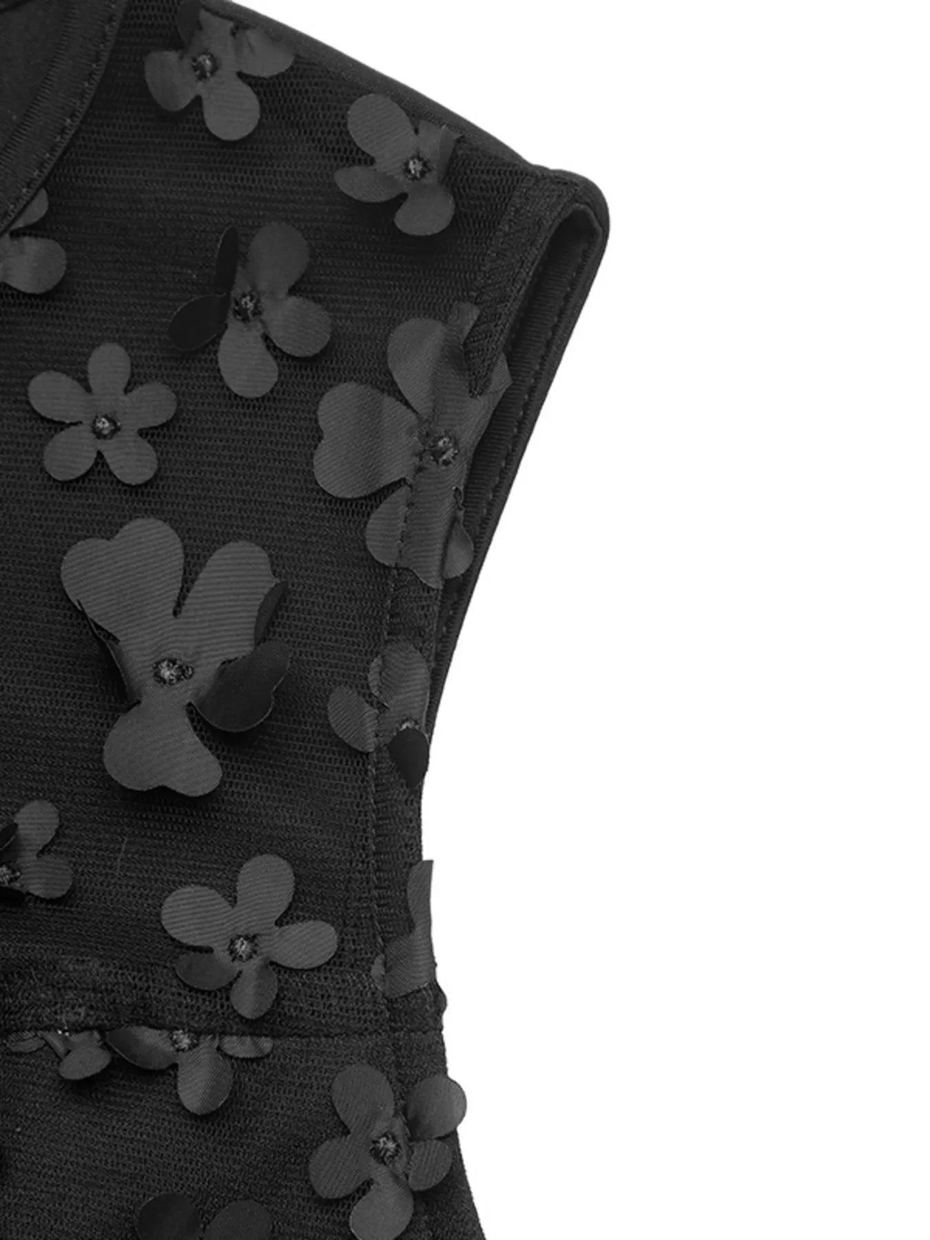 Flower Sleeveless Wide Leg Jumpsuit