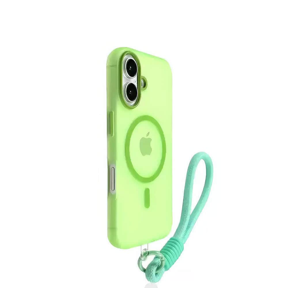 Frosted Translucent MagSafe Silicone iPhone Case iPhone 11 / Green