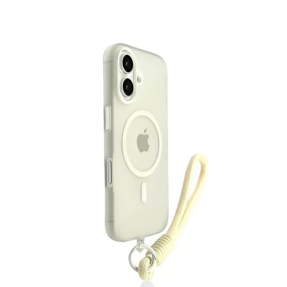 Frosted Translucent MagSafe Silicone iPhone Case iPhone 11 / White