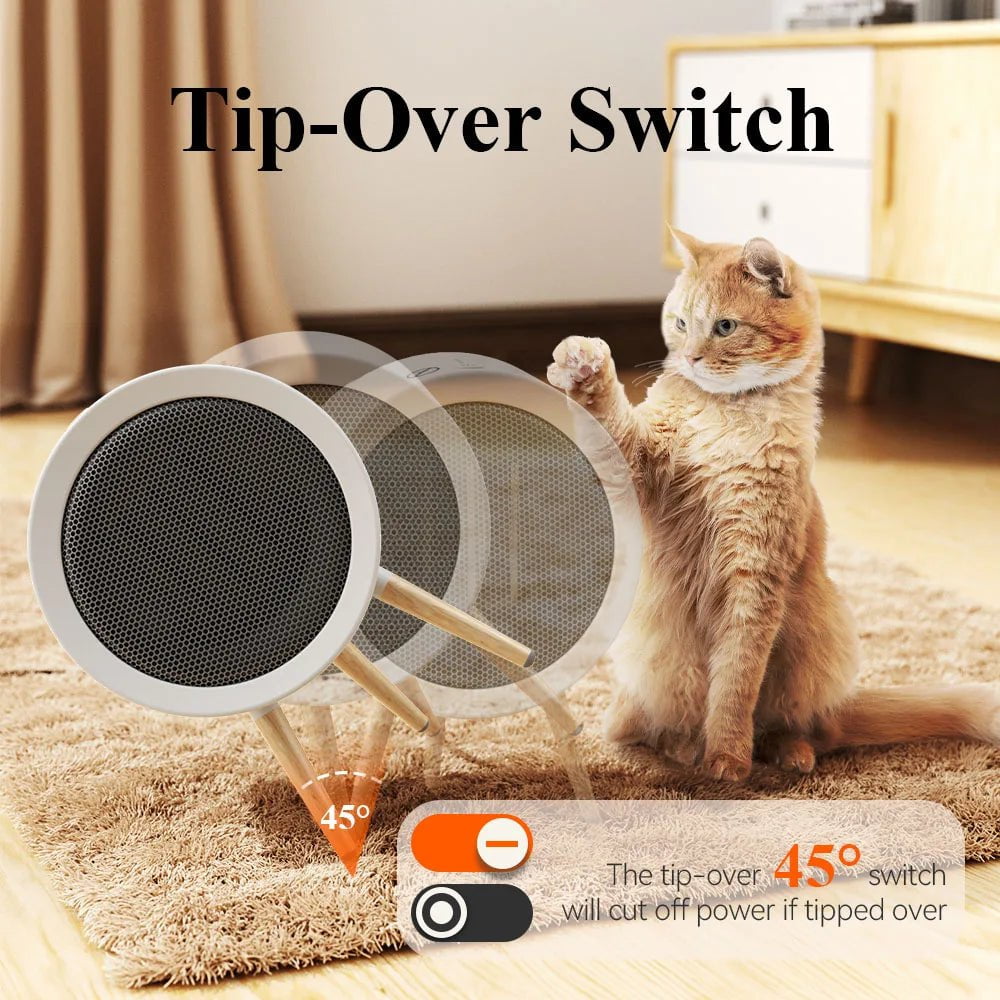 GAIATOP Home Heater - Electric Fan, Energy-Saving, Bedroom and Office Space Heating, Portable