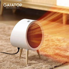 GAIATOP Home Heater: Portable Electric Fan for Bedroom and Office Heating White / EU / 1000W
