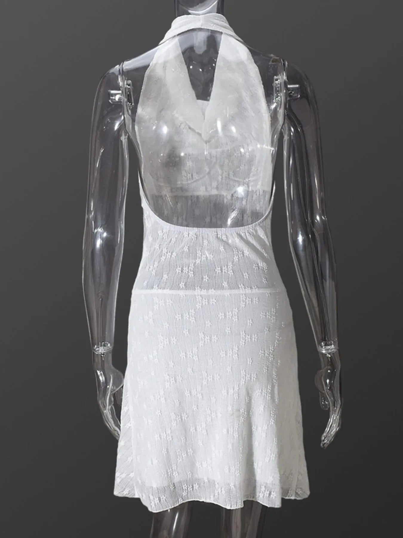 Halter Neck Mini Dress