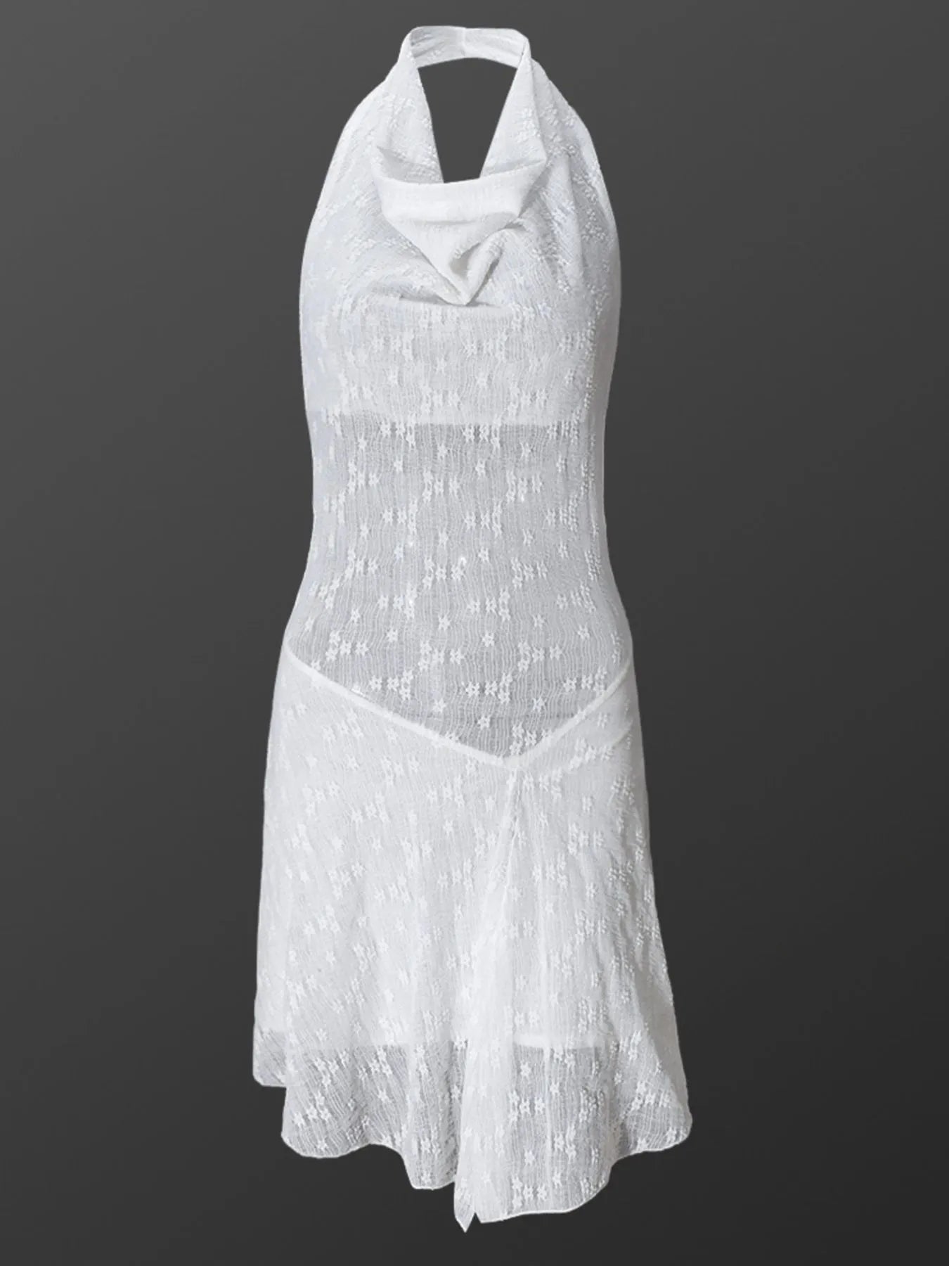 Halter Neck Mini Dress