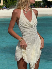 Halter Neck Mini Dress