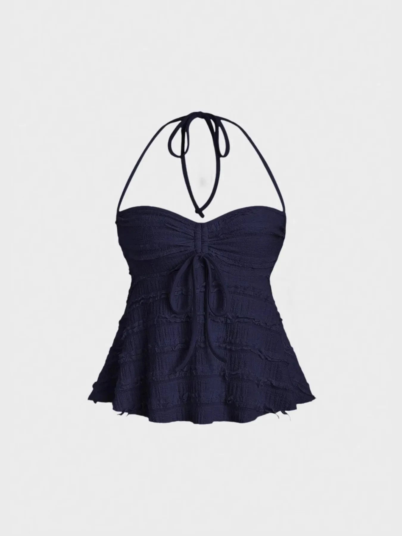 Halter Neck Sweetheart Neck Cami